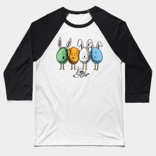 Happy Easter Egg Bunny Baseball T-Shirt